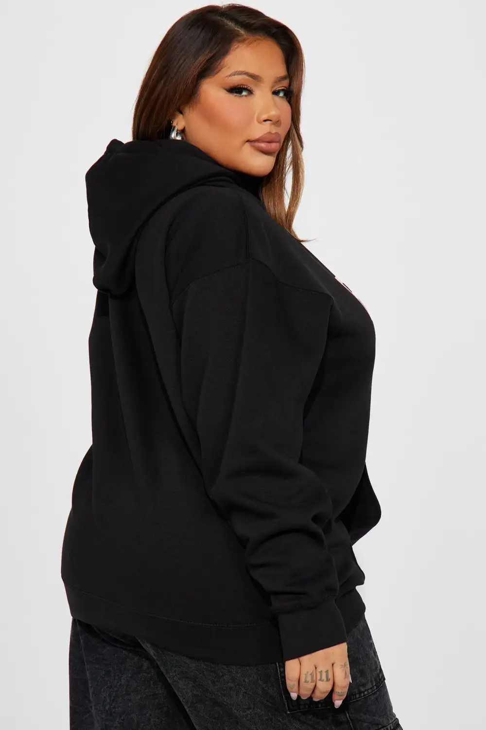 Beware Of Love Hoodie - Black