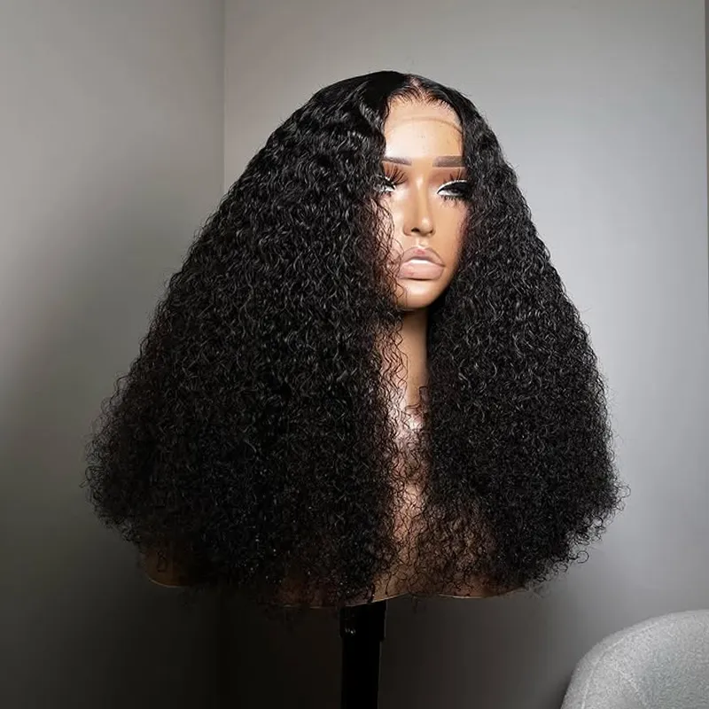 Sterly 250% High Density 13×6 Kinky Curly Human Hair Wig Super Thick Double Drawn 3c/4a Wig