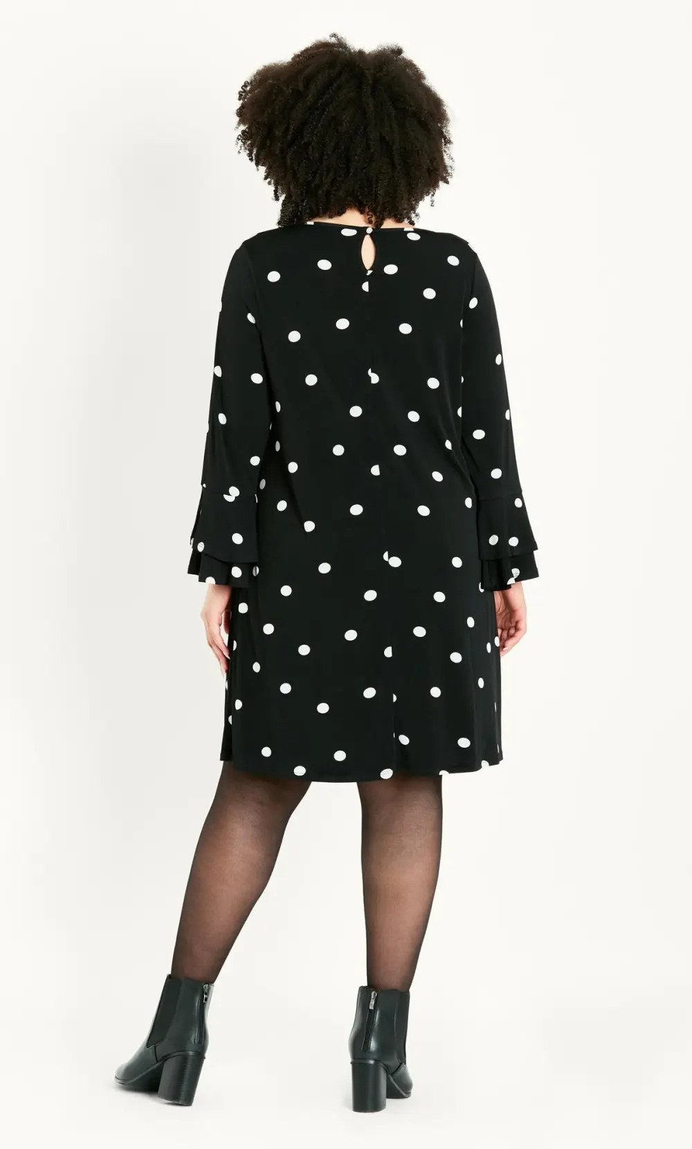 Evans Multi Frill Sleeve Print Dress