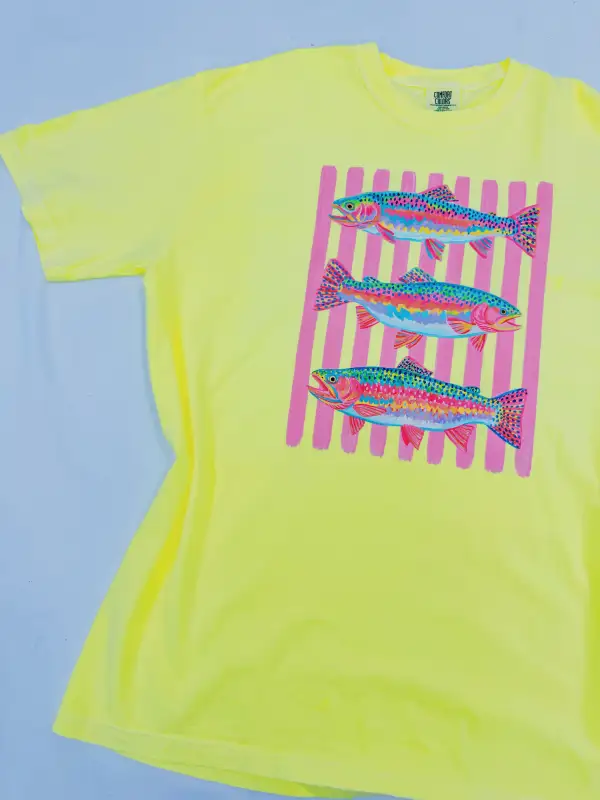 Mountain Stream Trout Graphic Tee
