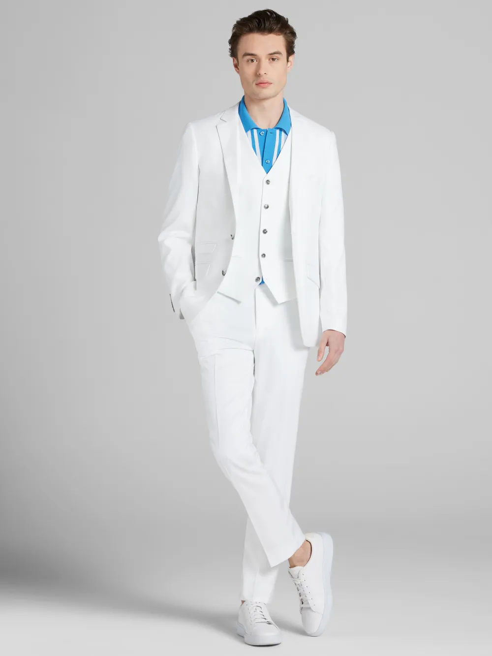 Paisley &Amp; Gray Slim Fit Suit Jacket