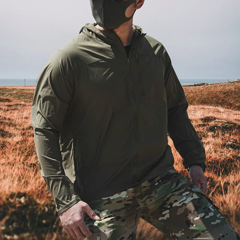 Explorer-2 Hooded Sunscreen Tactical Shirt | Waterproof | Lightweight