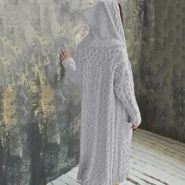 Casual Loose Stripped Hooded Coat��?Clearance Sale��