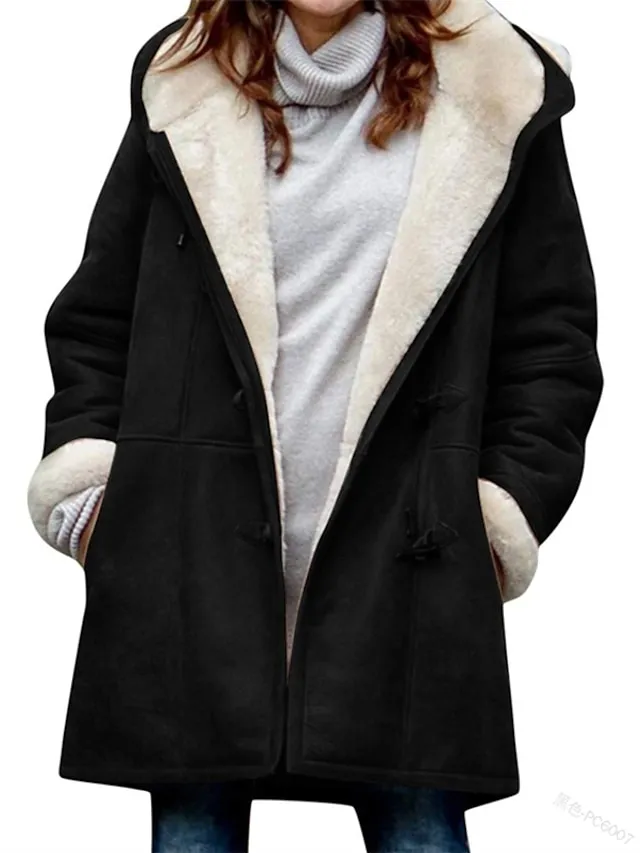 🔥Clearance Sale🔥 - Women's Winter Fleece Hoodie Jacket Suede Fall Sherpa Jacket
