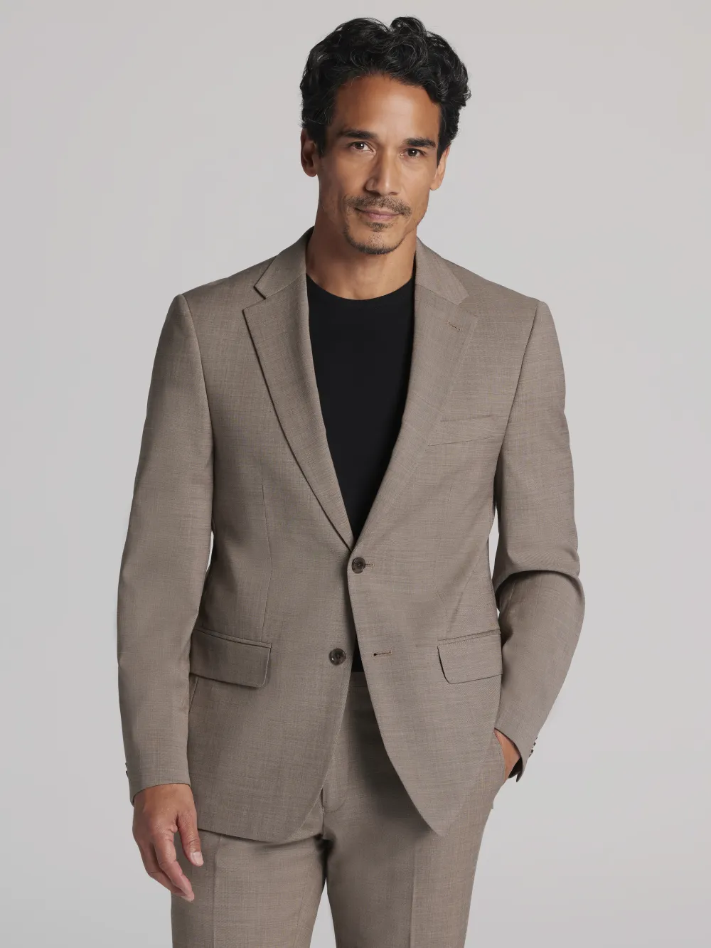 Tommy Hilfiger Modern Fit Wool Blend Suit Jacket