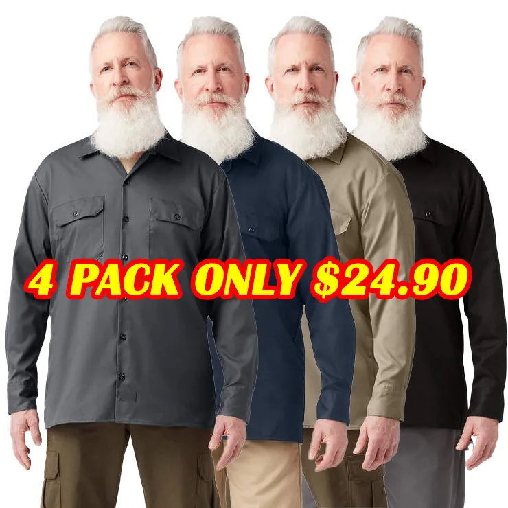 Men's Long Sleeve Work Shirt