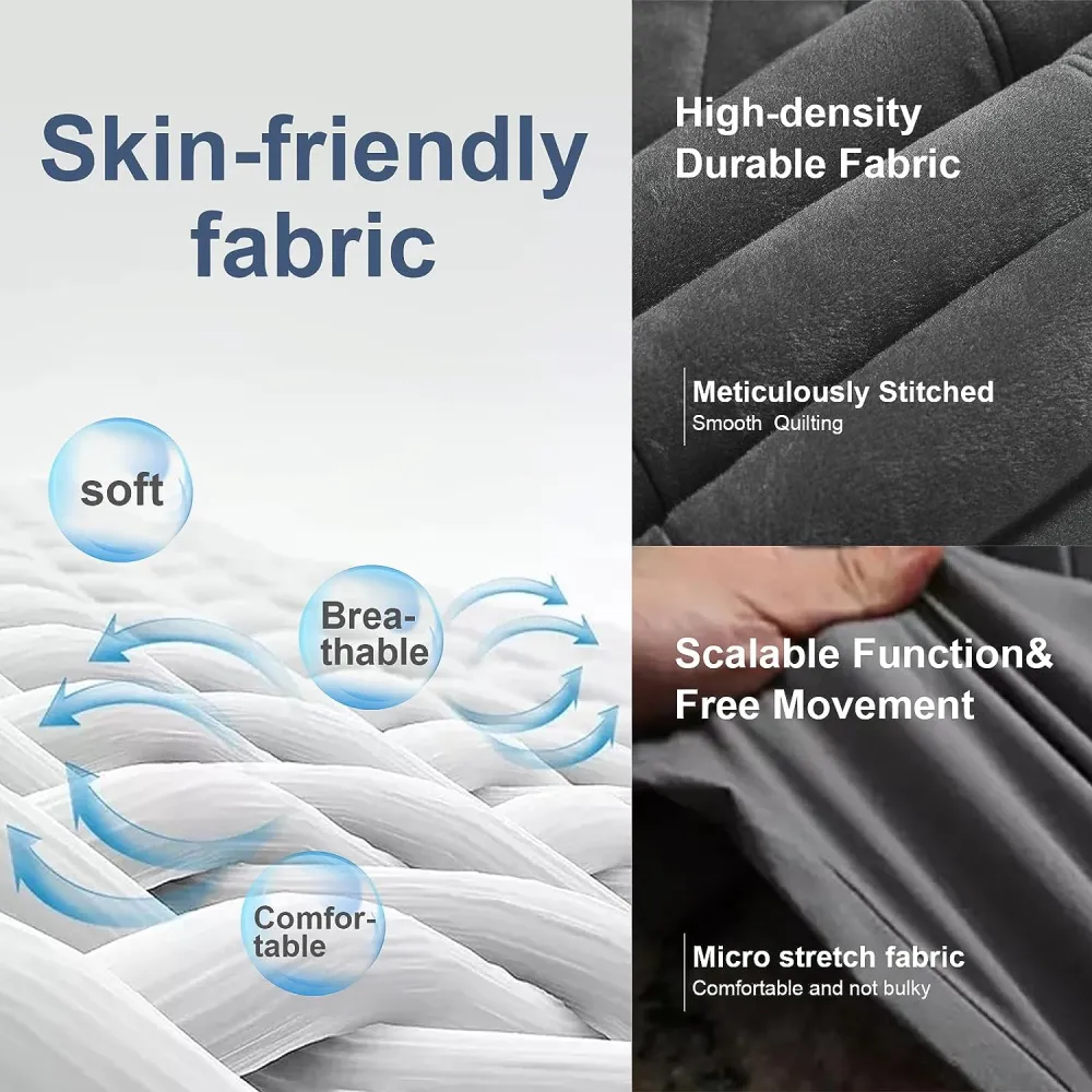 Women's Warm Winter Coat Velvet Puffer Jacket Quilted Faux Fur Hood