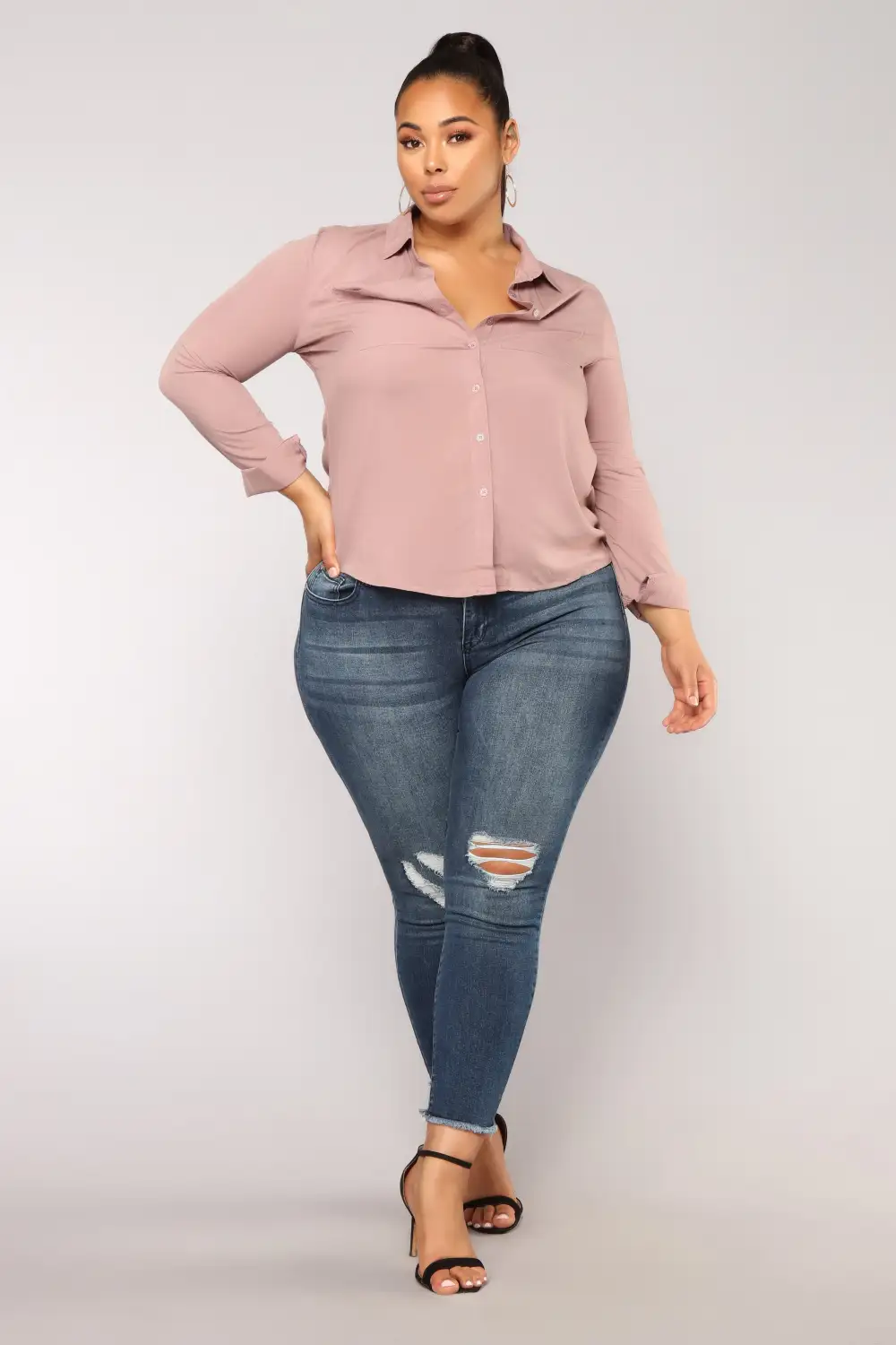 You Better Work Shirt - Mauve