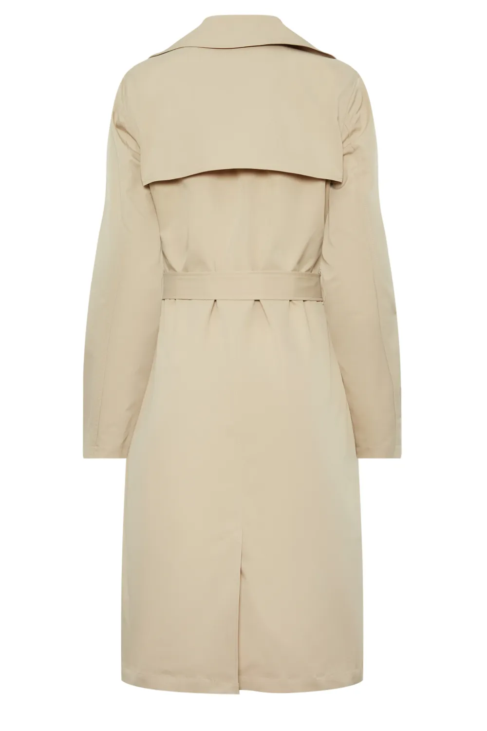 LTS Tall Beige Brown Trench Coat