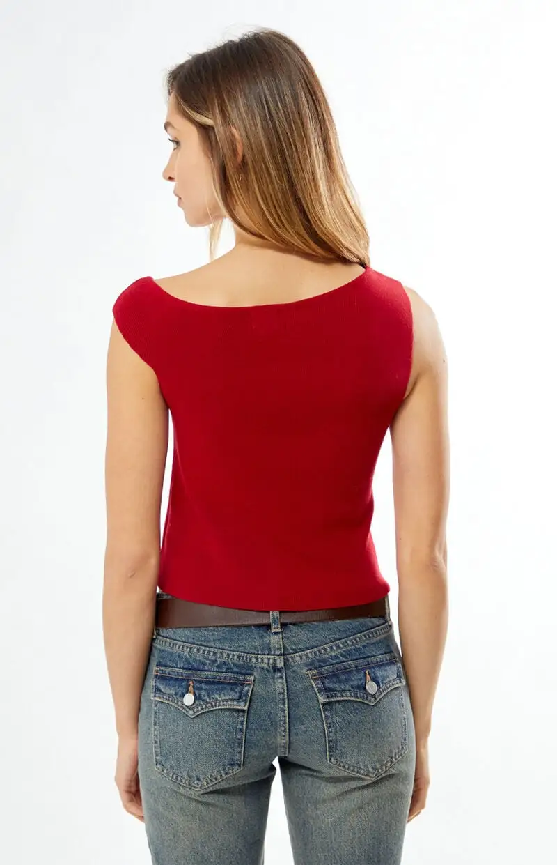 LA Hearts One Shoulder Sweater Top
