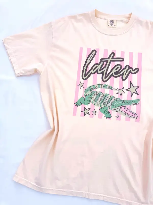 Laid Back Gator Graphic Tee