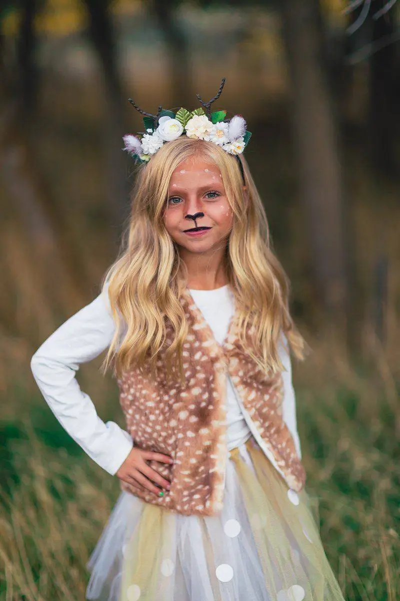 Deer Floral Antler Headband