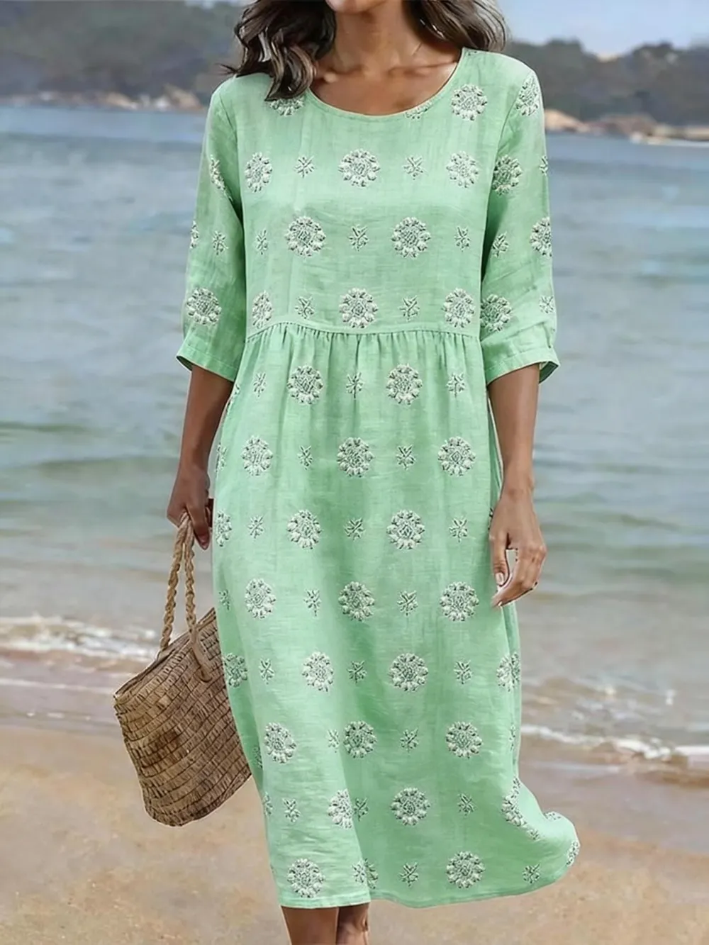 Women's Simple Solid Color Dress