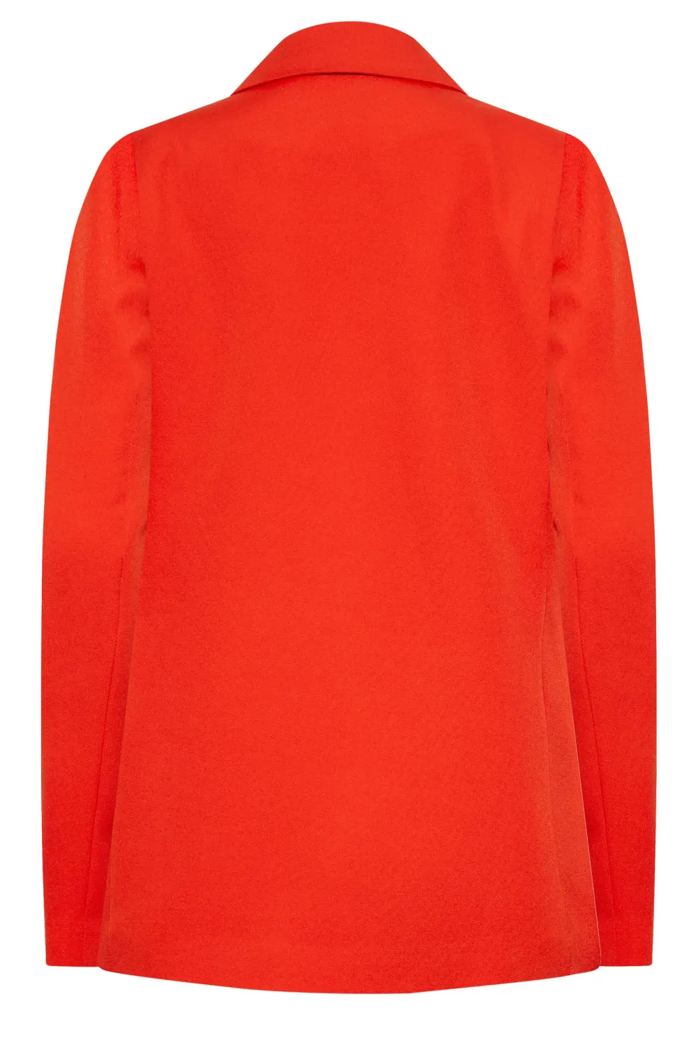 LTS Tall Red Scuba Crepe Blazer