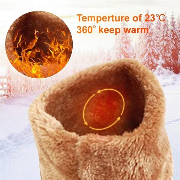 Women's Boots Snow Boots Plus Size Outdoor Daily Fleece Lined Knee High Boots Winter Bowknot Pom-pom Chunky Heel Round Toe Casual Industrial Style PU Lace-up Black Purple Brown