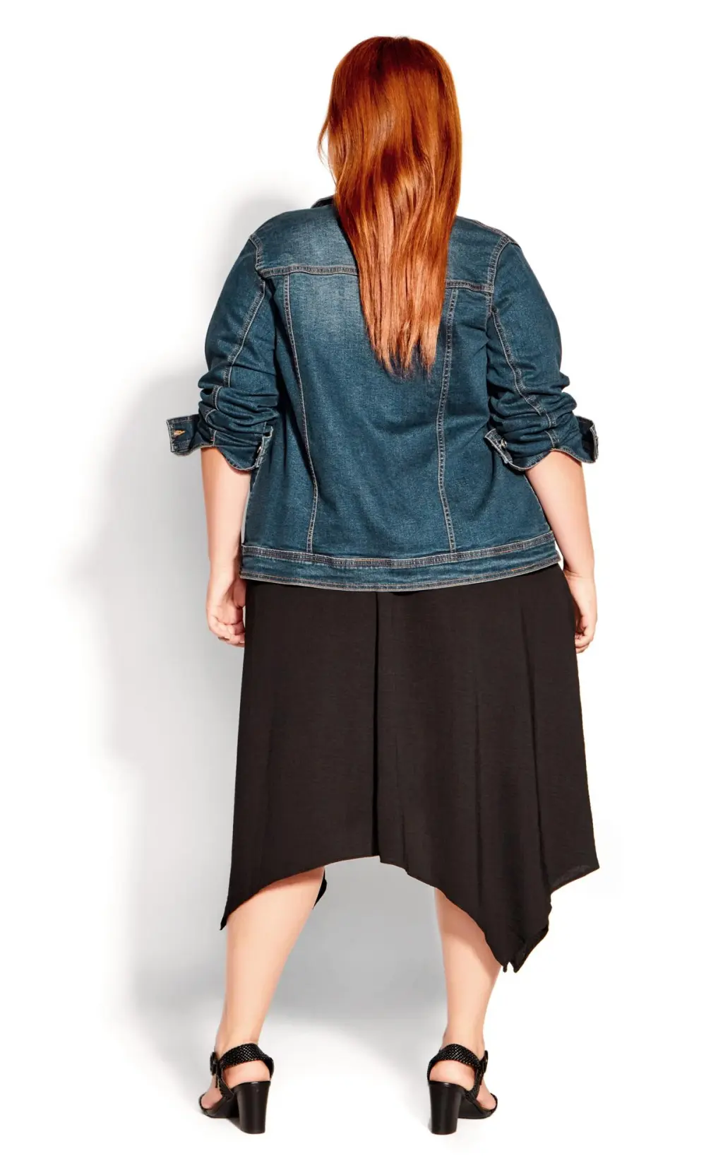 Evans Dark Blue Wash Denim Jacket