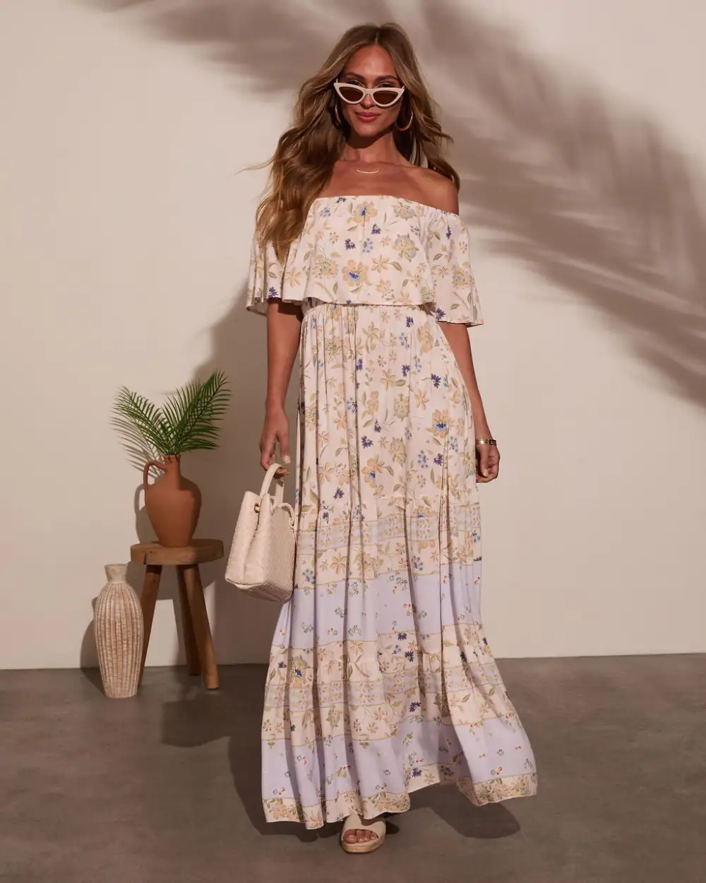 Niah Off The Shoulder Maxi Dress