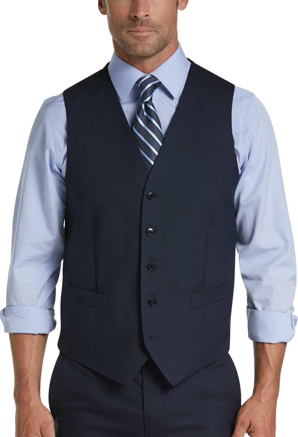 Joseph Abboud Modern Fit Wool Suit Vest