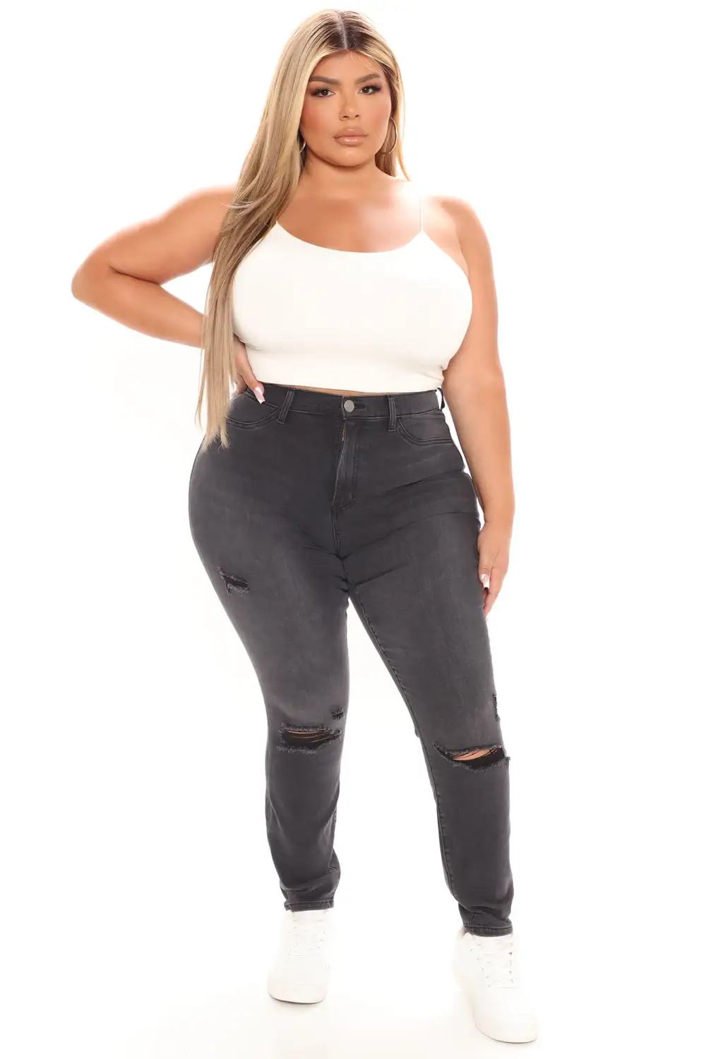 Our Favorite High Rise Skinny Jeans - Grey