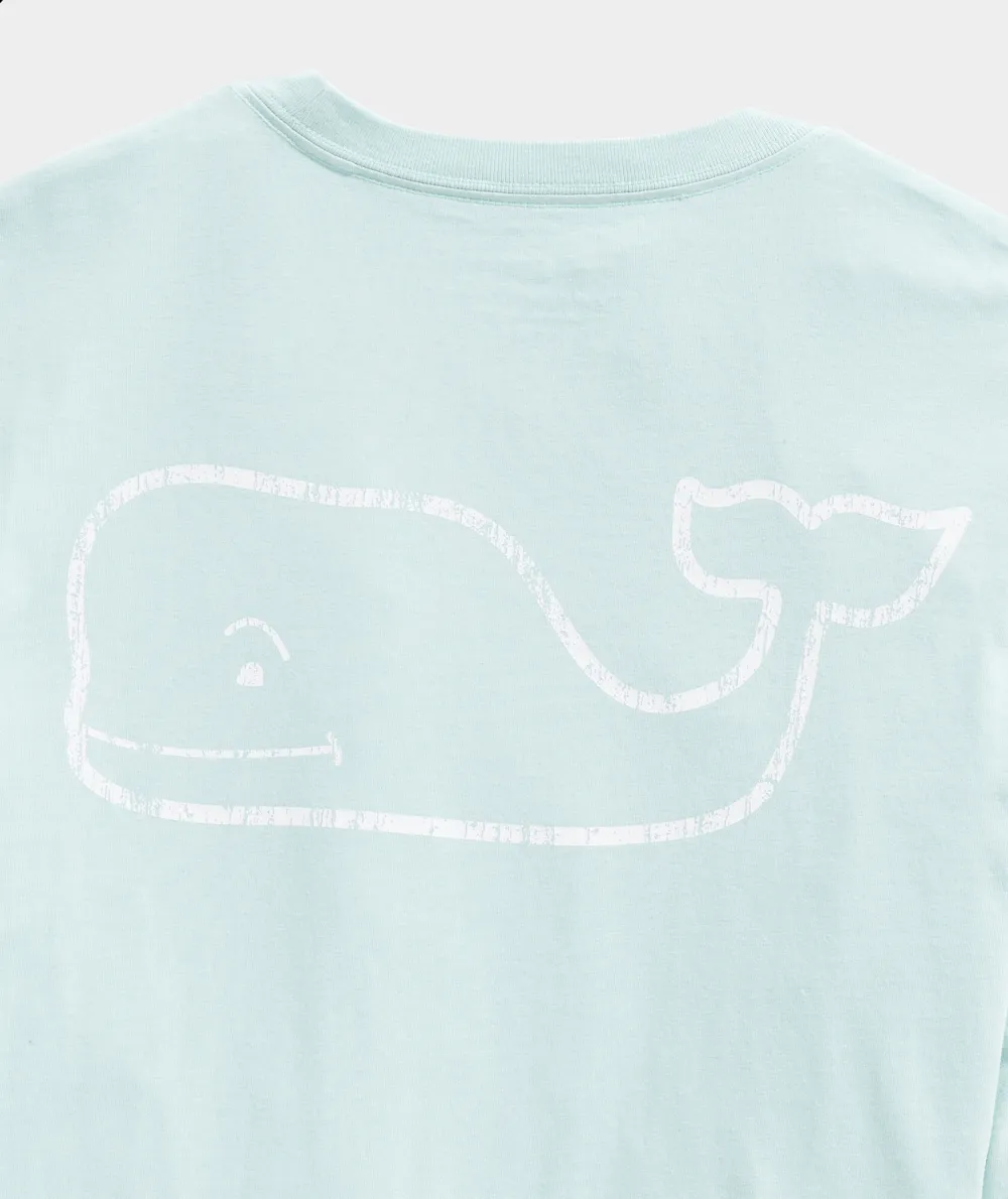 Vintage Whale Long-Sleeve Pocket Tee