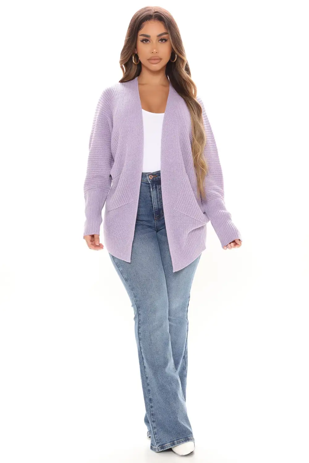 Just Go With It Cardigan - Lavender