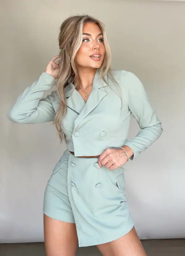 I Mean Business Cropped Blazer