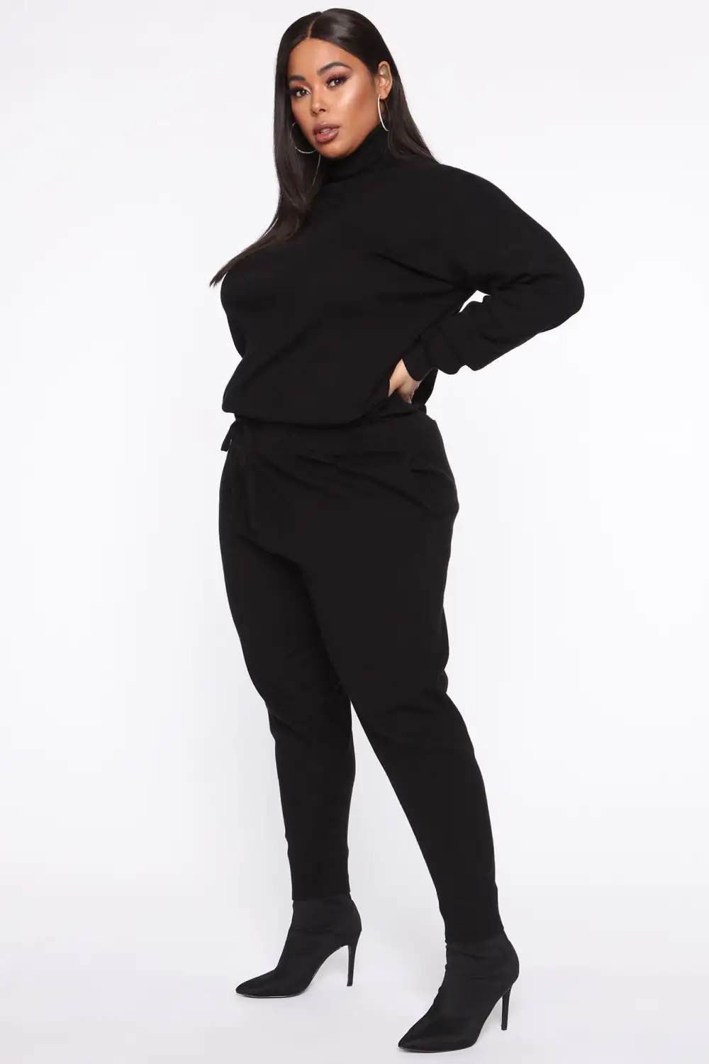 Chill Mami Sweater Set - Black