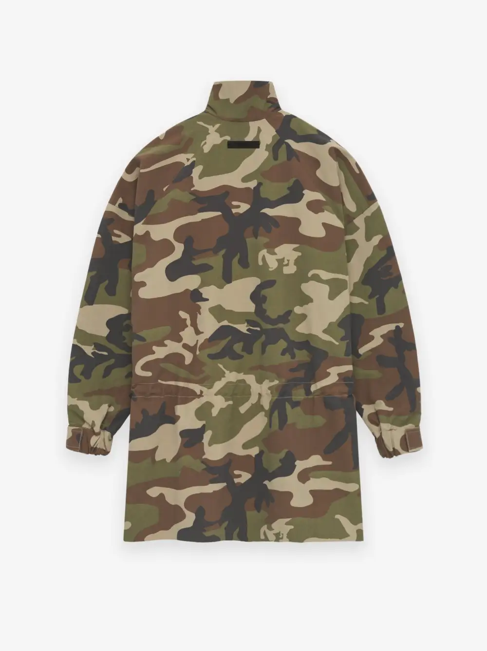 Military Nylon Mockneck Anorak