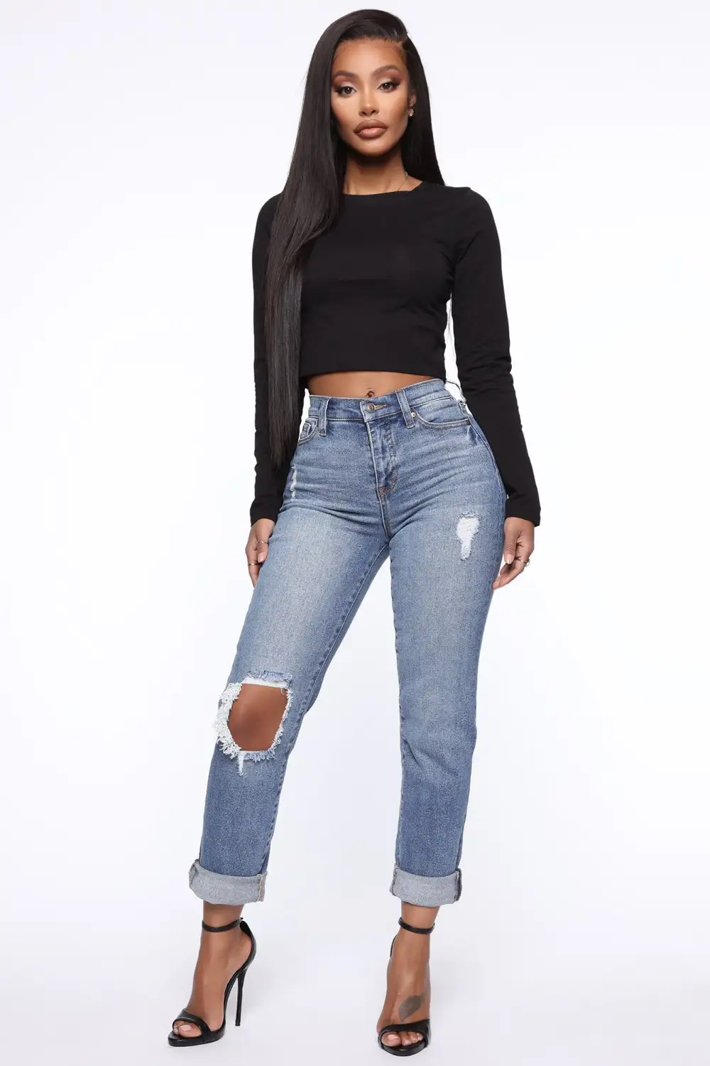 Robin Long Sleeve Top - Black