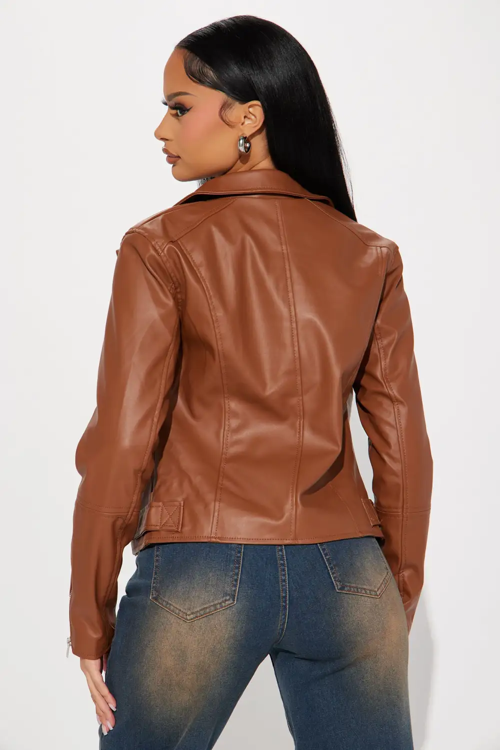 Never Average Moto Jacket - Cognac