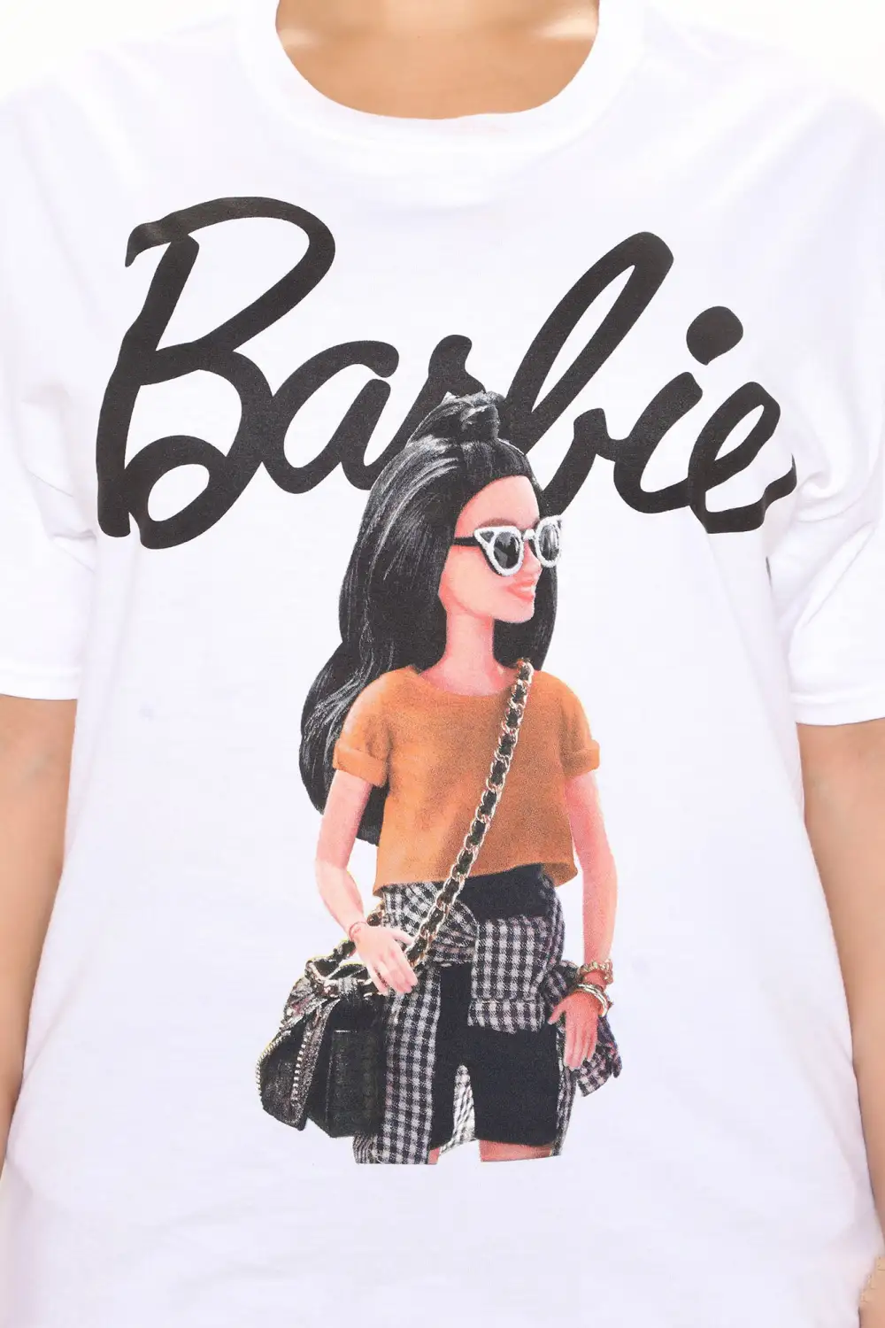 She's A Rodeo Barbie Tee - White