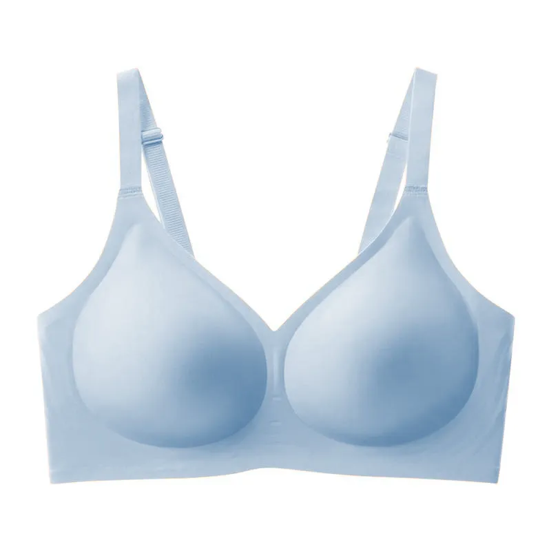 Jelly Wireless Women Comfortable Push Up Bras