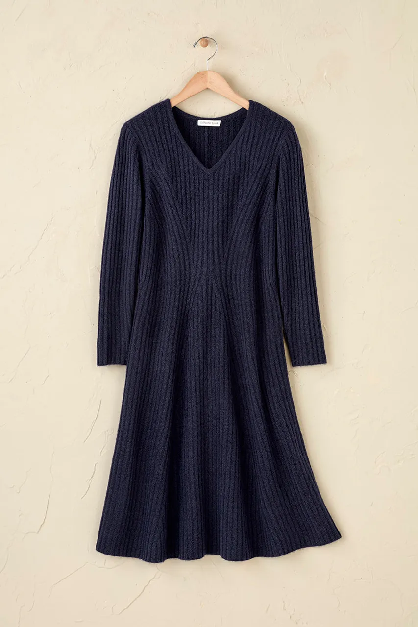 Ribbed Sweater Dress
