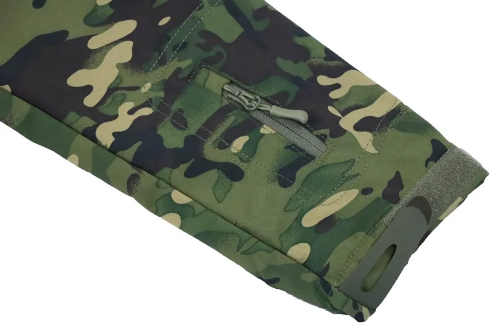 Men's Tactical Softshell Jacket Waterproof Fleece Hooded Hunting Coat