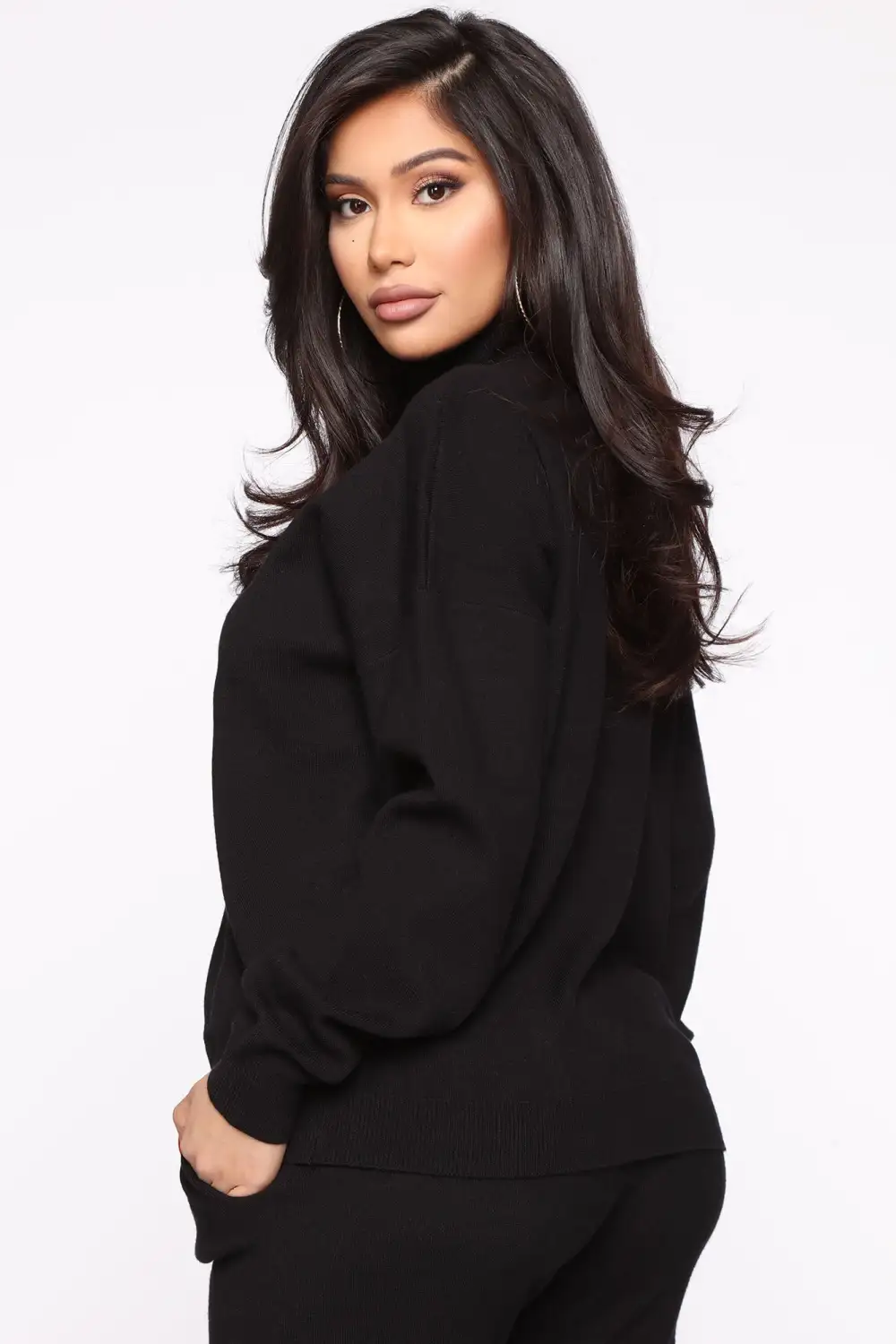 Chill Mami Sweater Set - Black