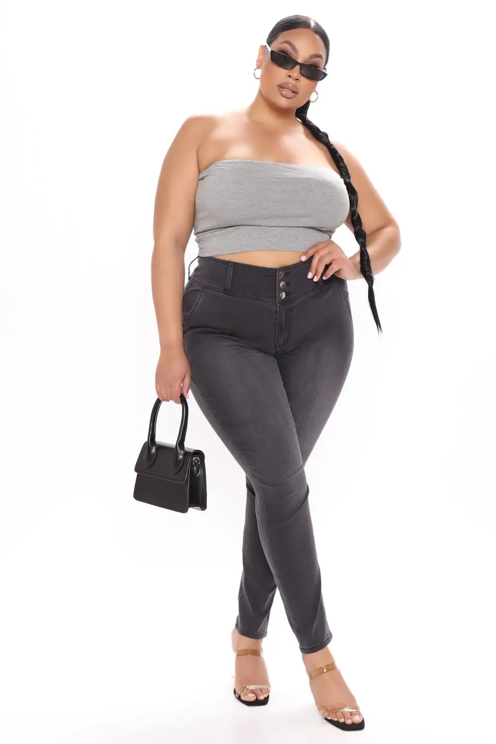 Essential Bandeau - Heather Grey