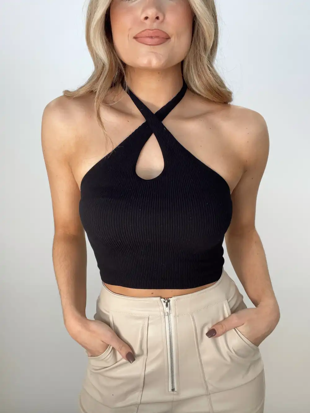Halter Twist Tank