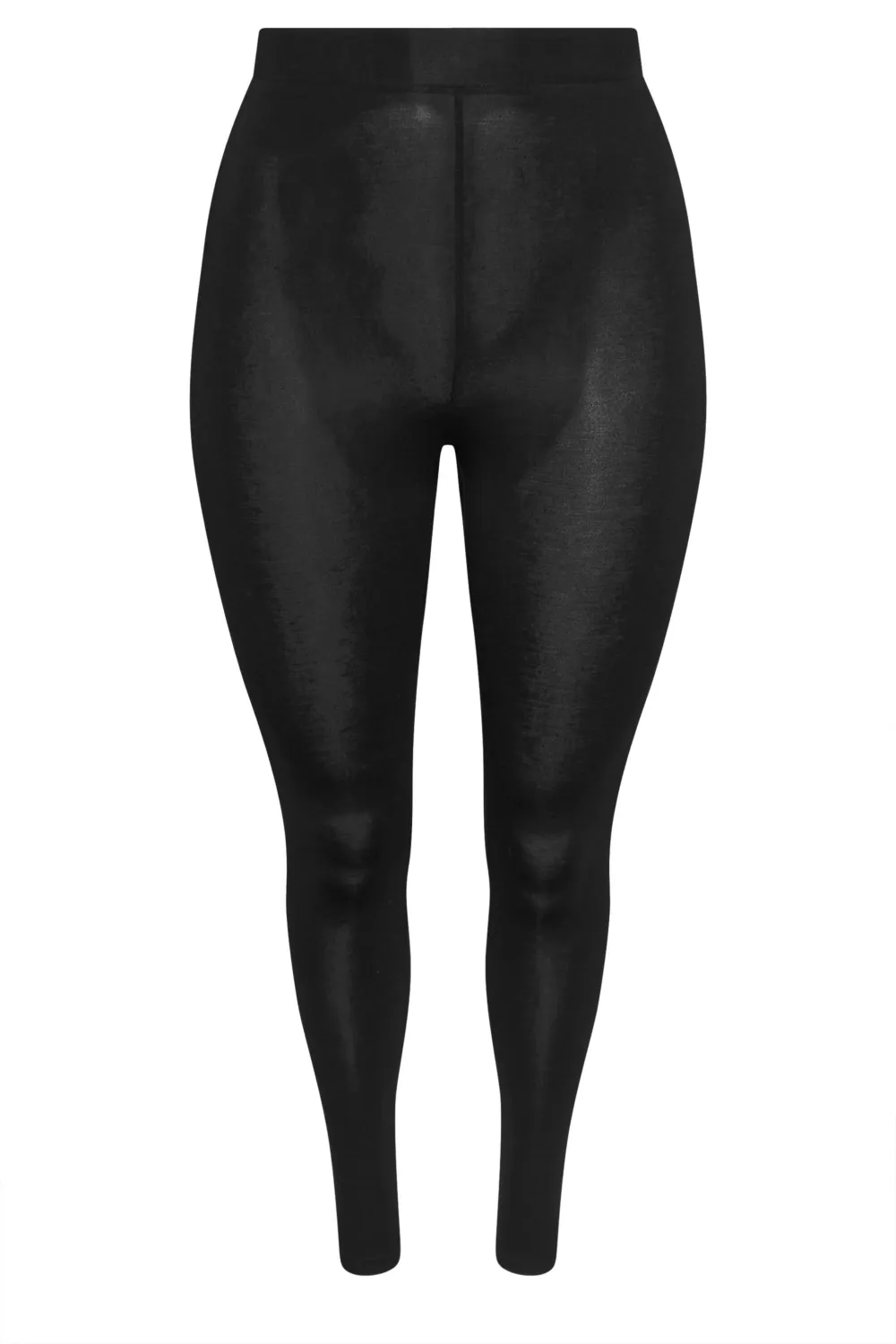 YOURS 2 PACK Curve Charcoal Grey & Black Soft Touch Stretch Leggings