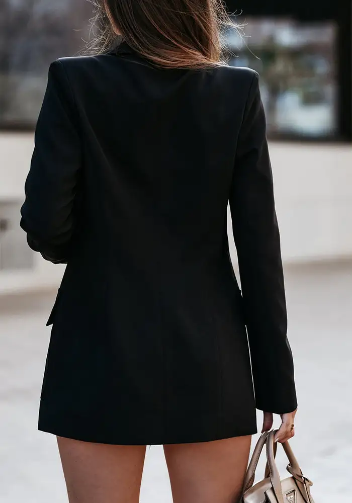 Women's Casual Suit Slim Tunic Temperament Blazers Jacket Coat