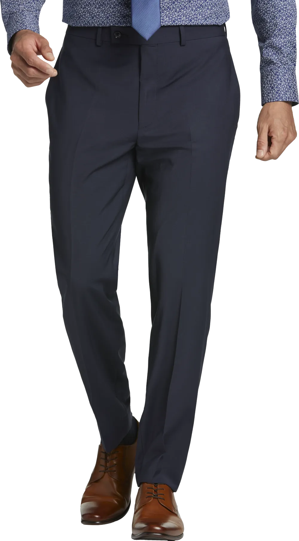 Calvin Klein Slim Fit Wool Blend Suit Pants