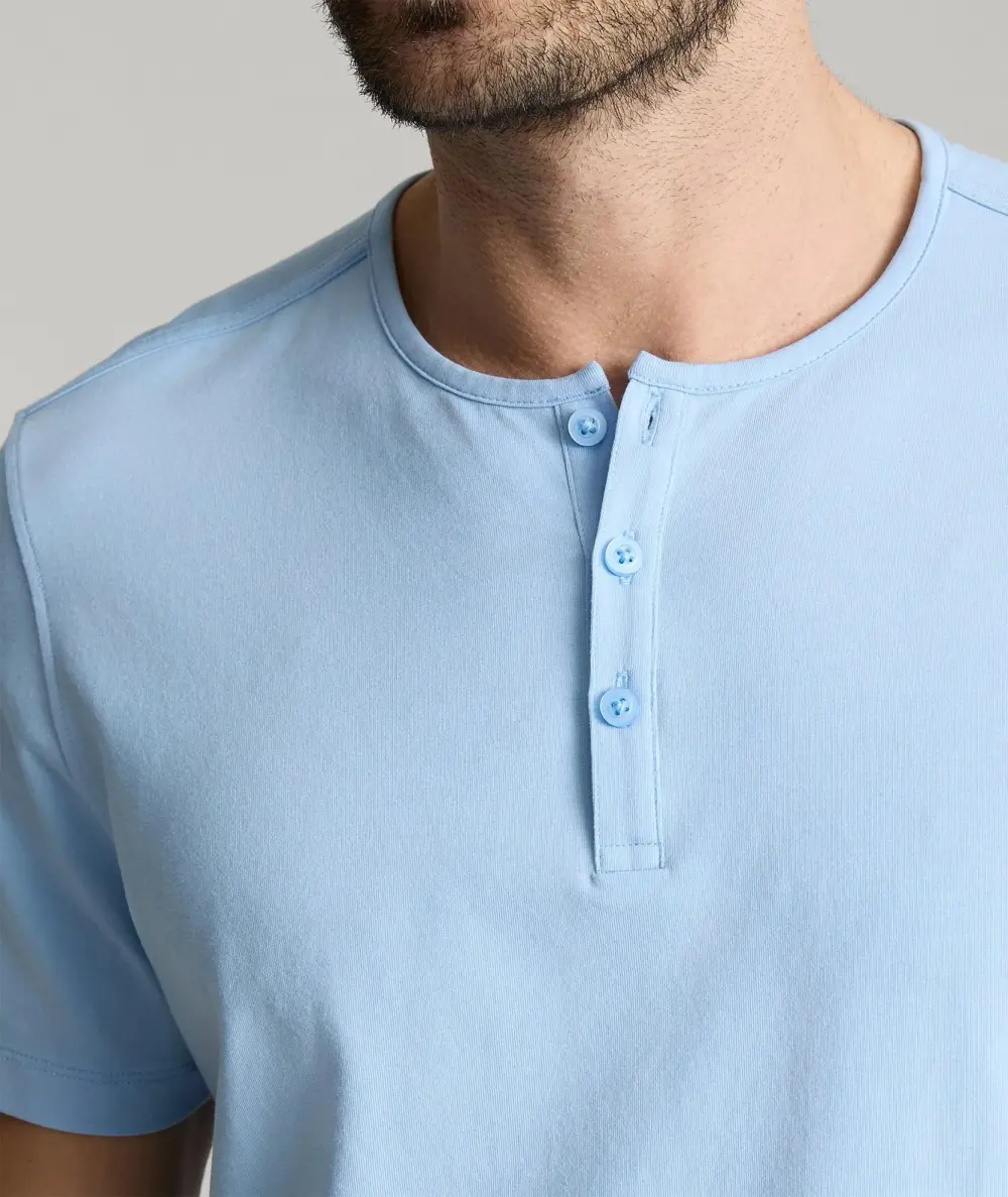 EcoSoft™ Short-Sleeve Henley