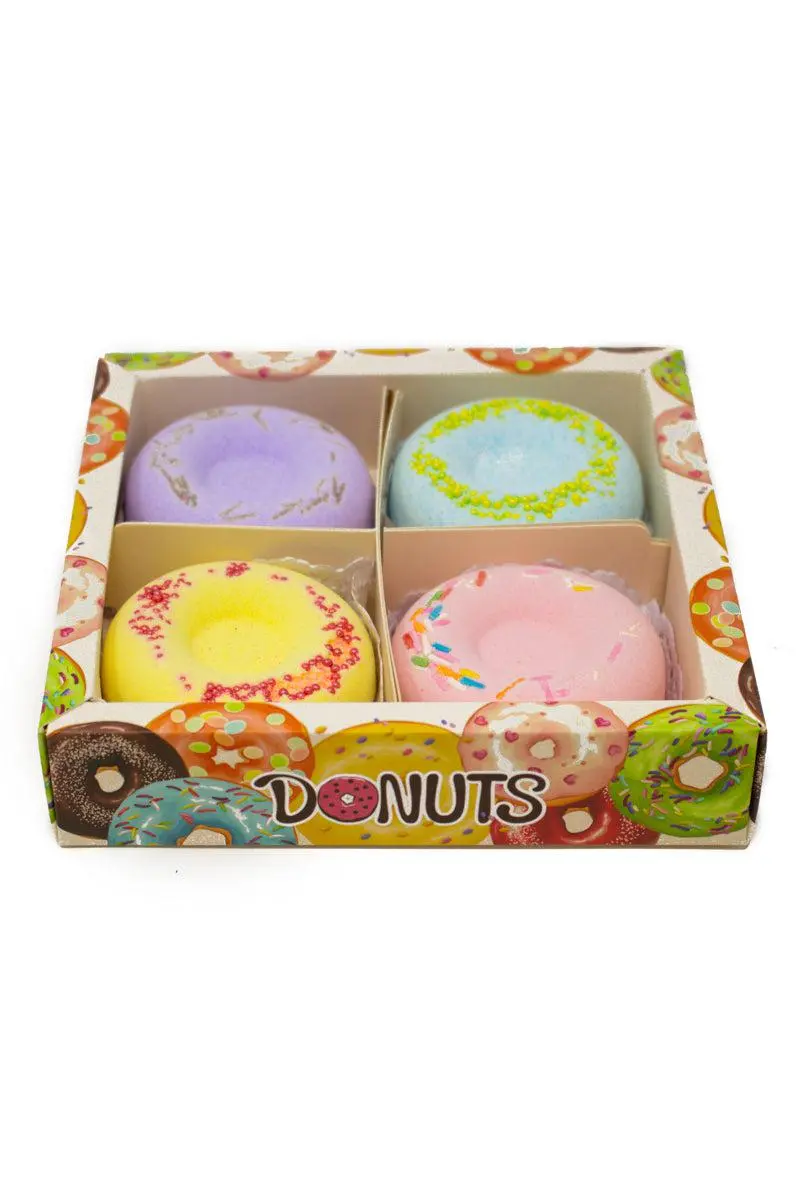 Donut Bath Bomb - Set of 4