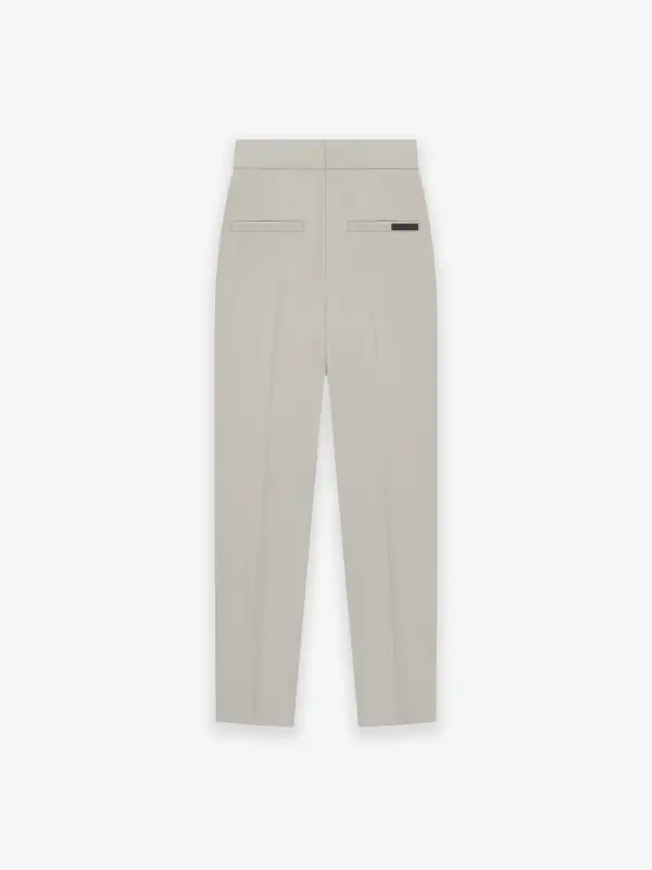 Wool Gabardine Tapered Trouser