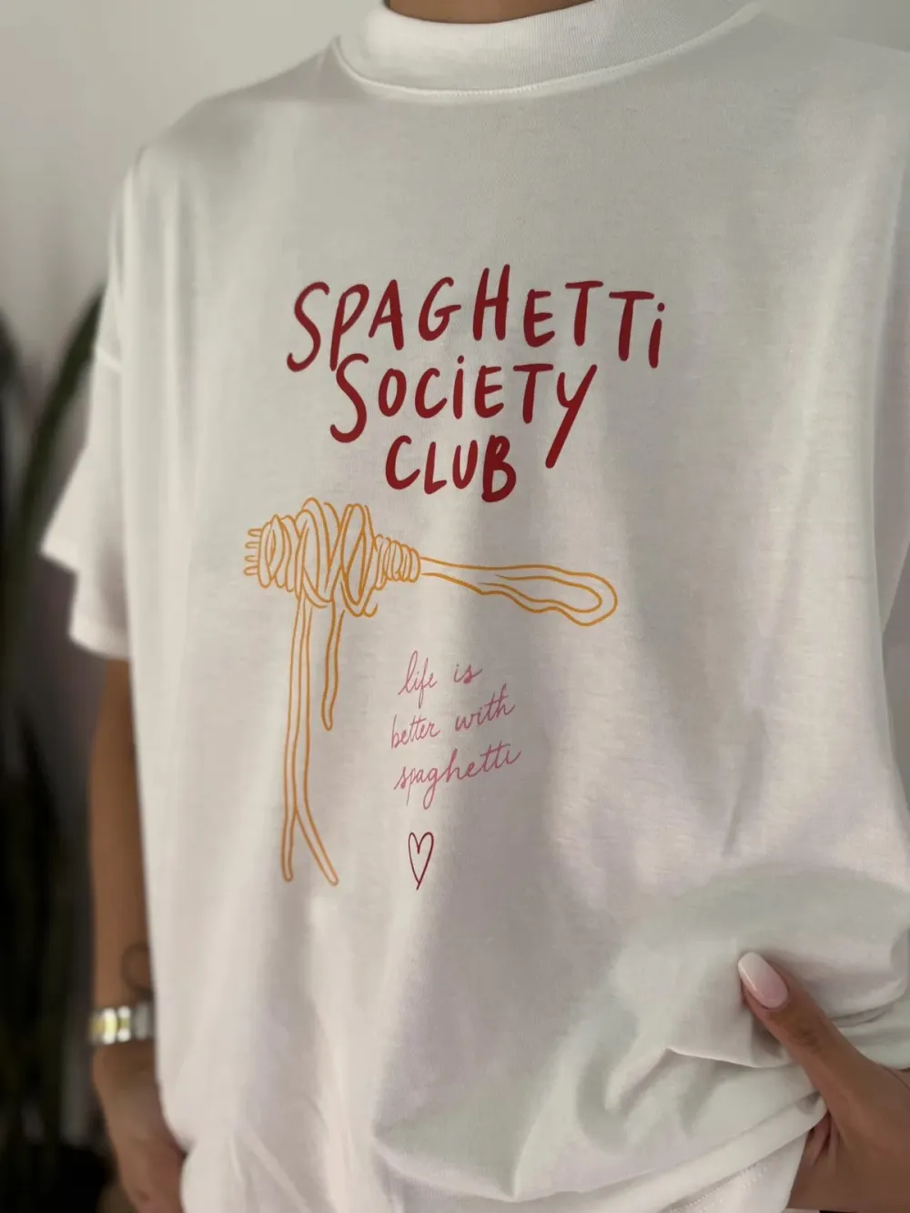 Smooth Graphic Crewneck Cotton Tee Layer