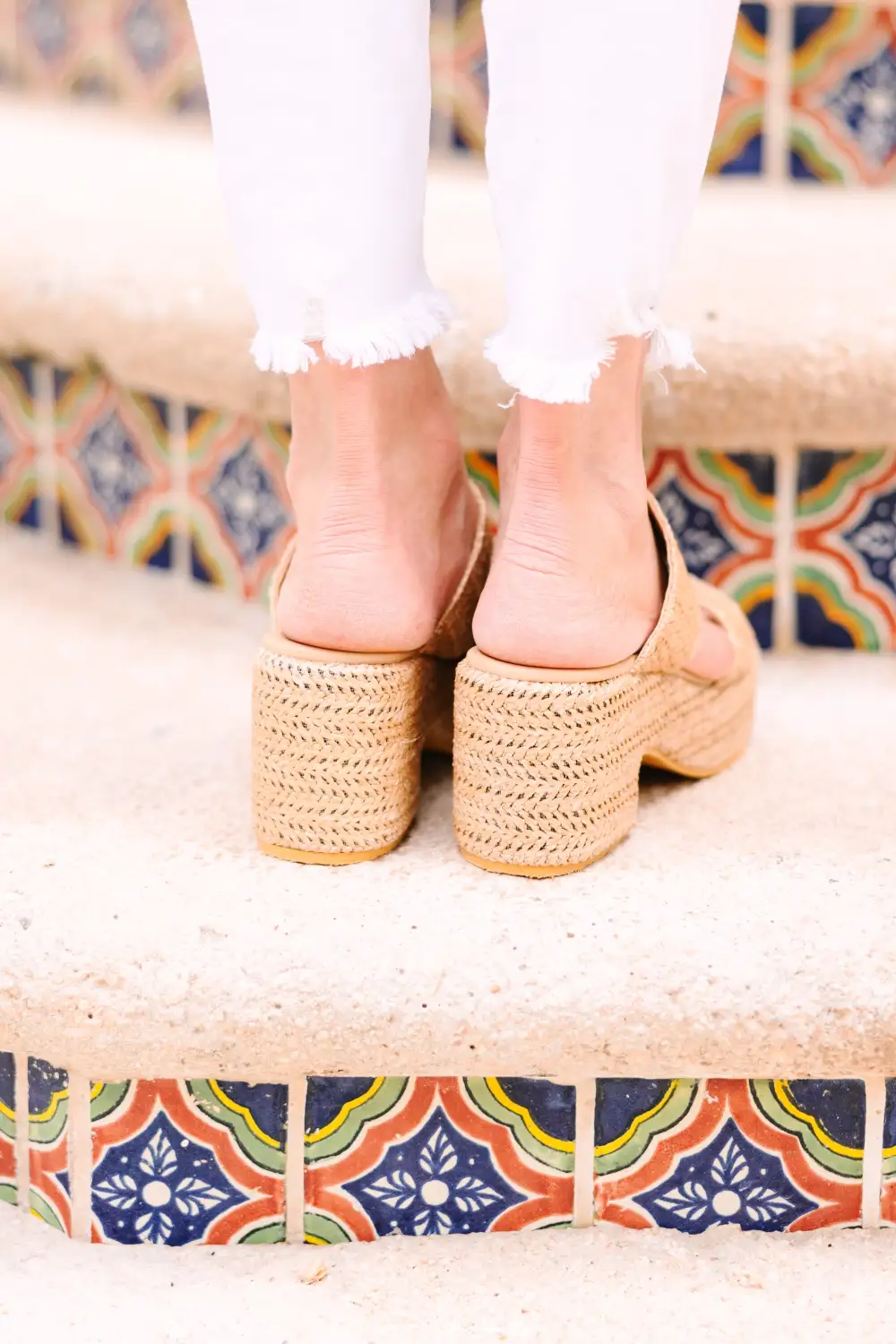 Matisse: On The Boardwalk Tan Brown Jute Heels
