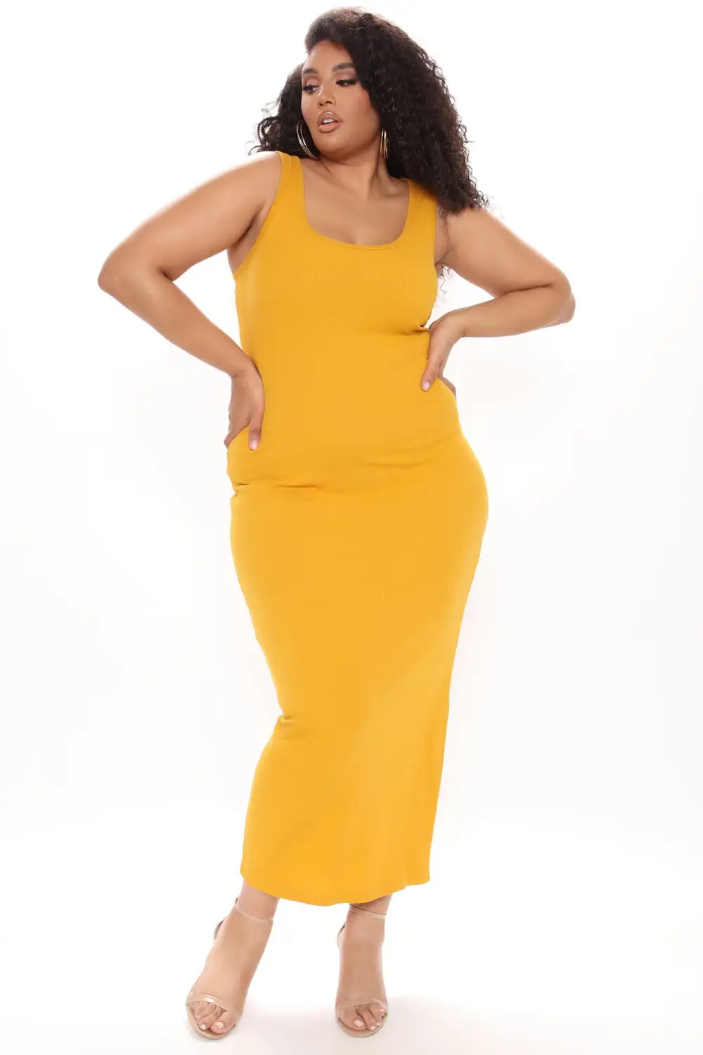 Mulberry Street Maxi Dress - Mustard