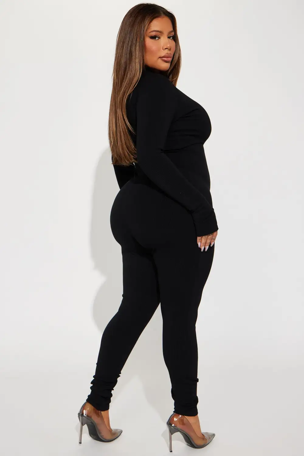Juliet Snatched Jumpsuit - Black