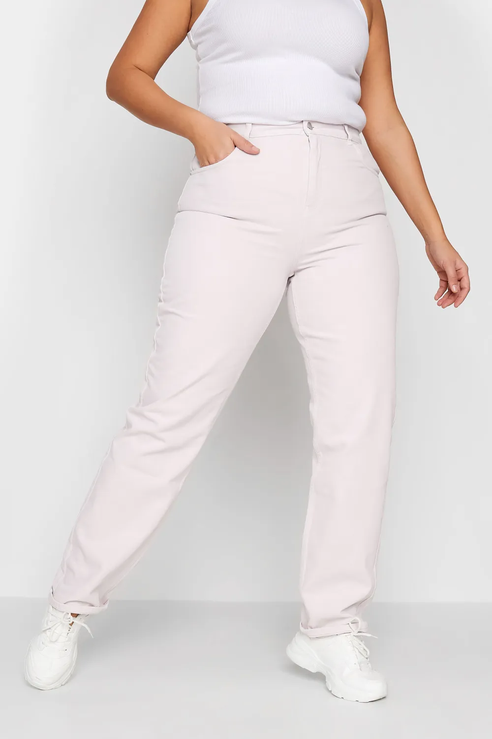 LTS Tall Lilac Purple UNA Mom Jeans