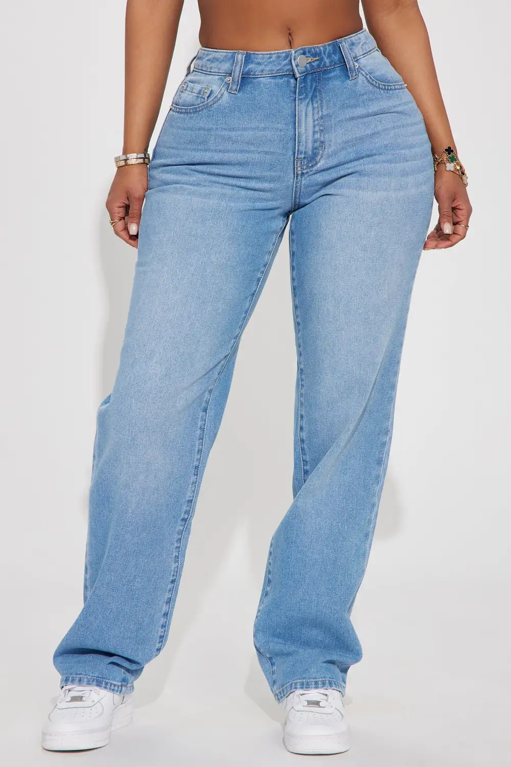 No Promises Straight Leg Jeans - Medium Wash