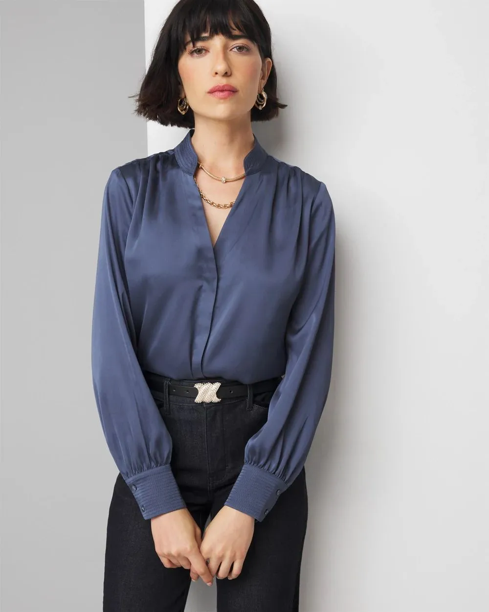 Trapunto Stitched Shirt